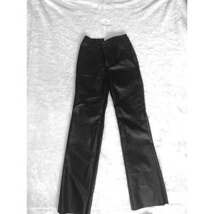 Princess Polly macey pants-US 0/ black NWOT